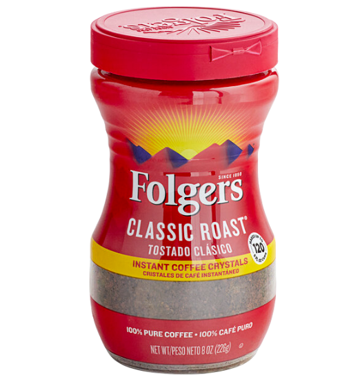 Folgers Classic Roast Instant Coffee 8 Oz. – Lobo Worldwide Inc.