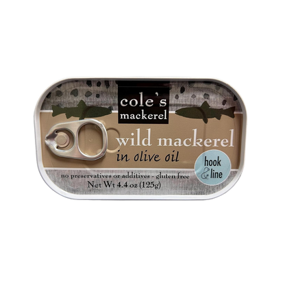 Cole's Wild Mackerel in Olive Oil