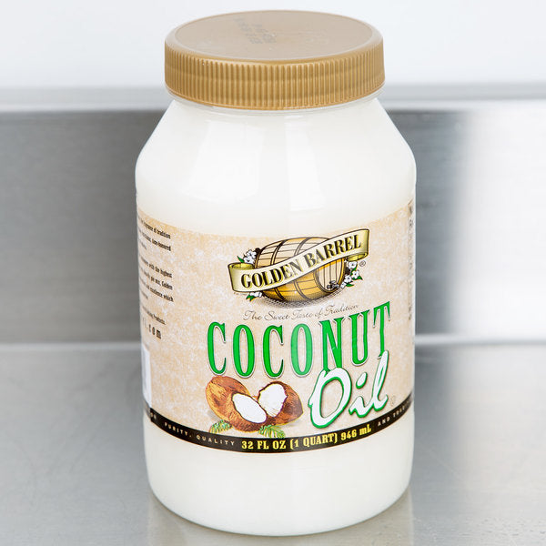 Golden Barrel 32 oz. Coconut Oil - 12/Case