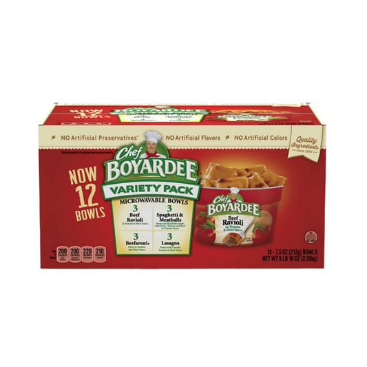 Chef Boyardee Microwaveable Pasta 12 count