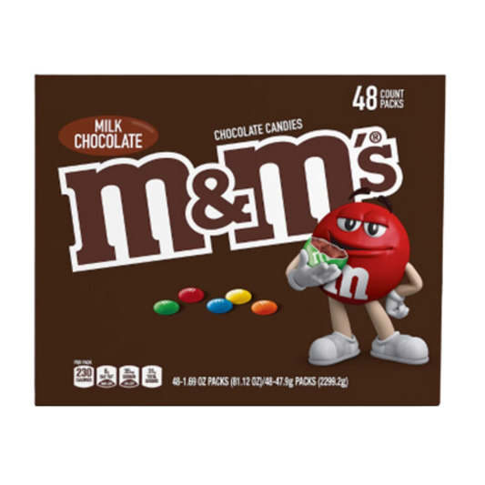 M&M'S Milk Chocolate Bulk Candy 48 ct.