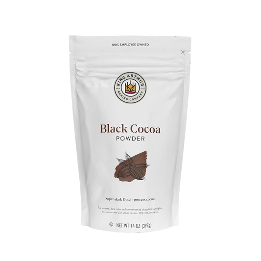 King Arthur Black Cocoa, Dutch Processed Cocoa Powder, 14 Oz, Brown