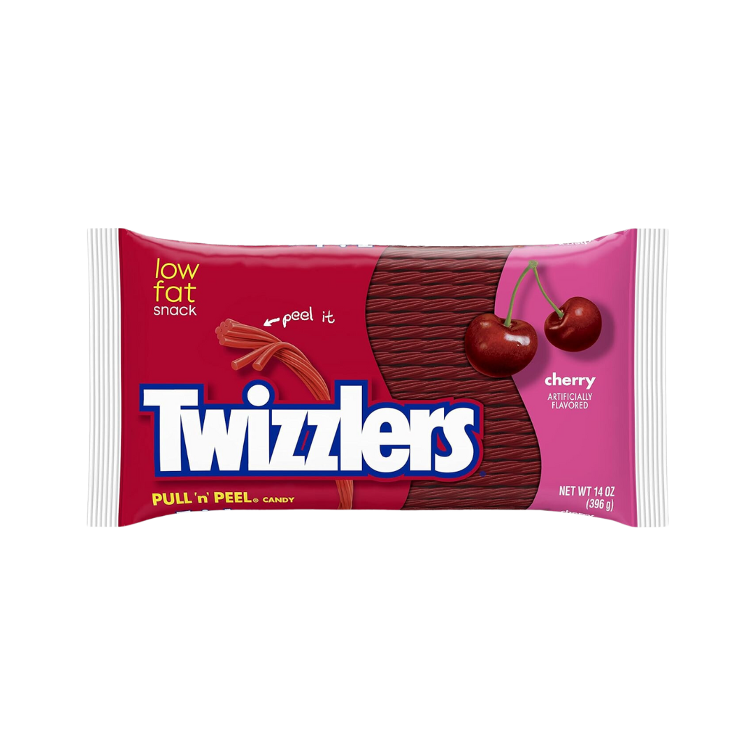 TWIZZLERS Pull 'N' Peel Cherry Candy 14-Ounce Bags (6 pk.)