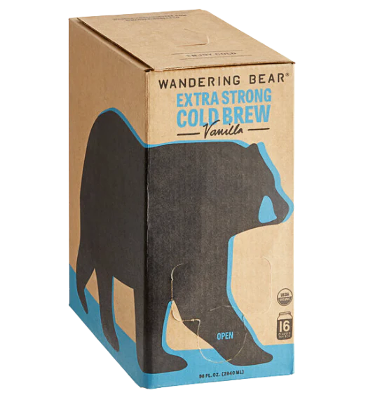 Wandering Bear Bag in Box Organic Vanilla Cold Brew Coffee