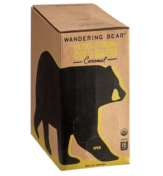 Wandering Bear Organic Caramel Cold Brew Coffee 96 fl. oz.