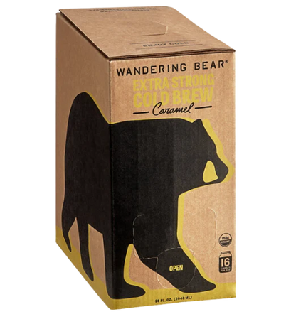 Wandering Bear Organic Caramel Cold Brew Coffee 96 fl. oz.