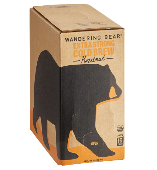 Wandering Bear Organic Hazelnut Cold Brew Coffee