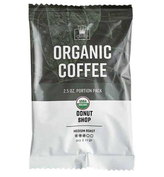 Crown beverages organic donut