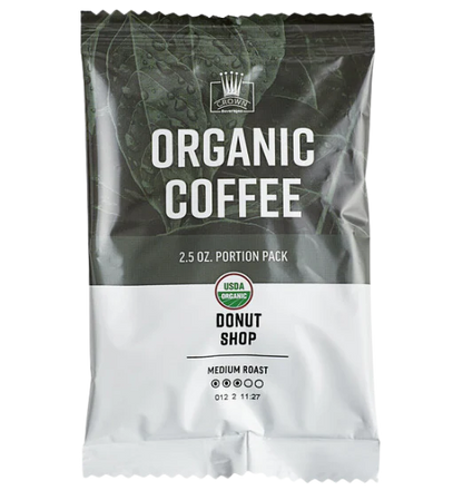 Crown beverages organic donut