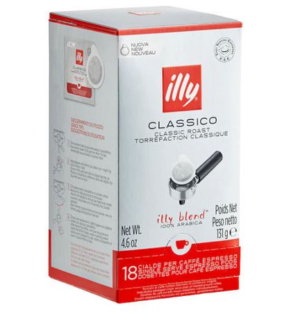 illy Classico  Espresso Pods - 18/Box