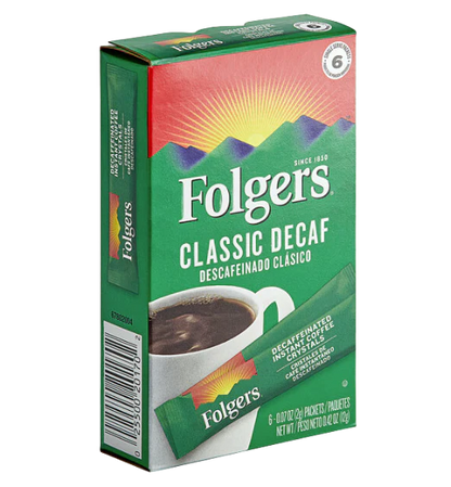 Folgers Classic Decaf Coffee Filter Pack - 40/Case