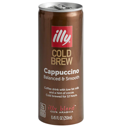 illy Cold Brew Latte  8.45 fl. oz. - 12/Case