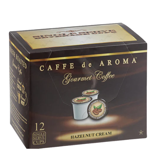 Caffe de Aroma Coffee Single Serve Cups - 12/Box