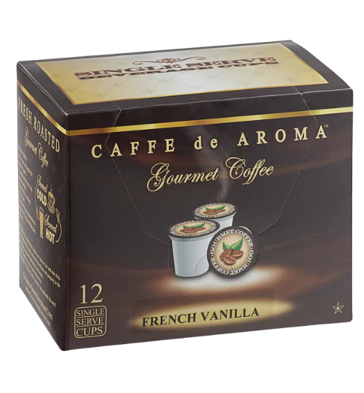 Caffe de Aroma Coffee Single Serve Cups - 12/Box