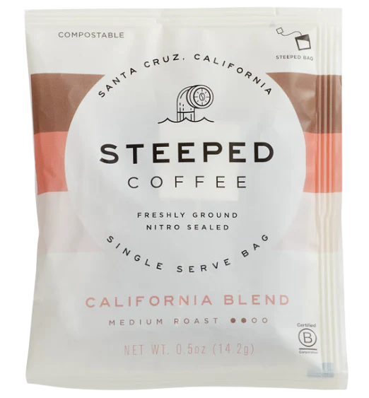 Steeped Coffee Single Serve Bag - 100/Case