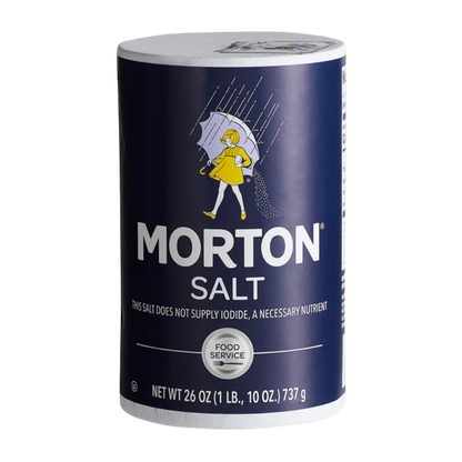 Morton 26 oz. Plain Table Salt Rounds