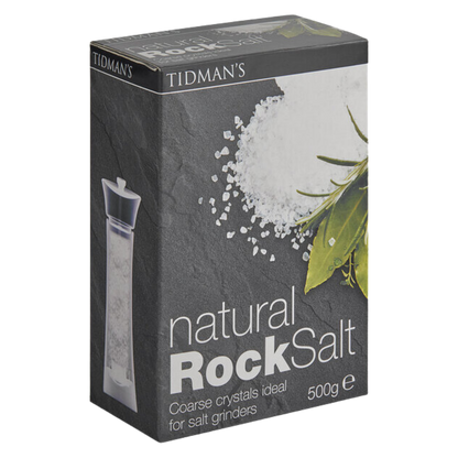 Tidman's Natural Rock Salt 17.66 oz.