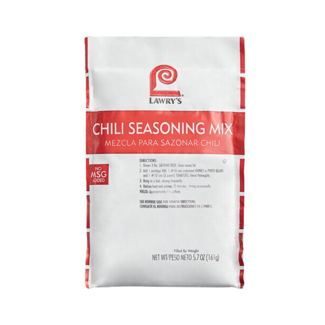 Lawry's 5.7 oz. Chili Seasoning Mix - 6/Case