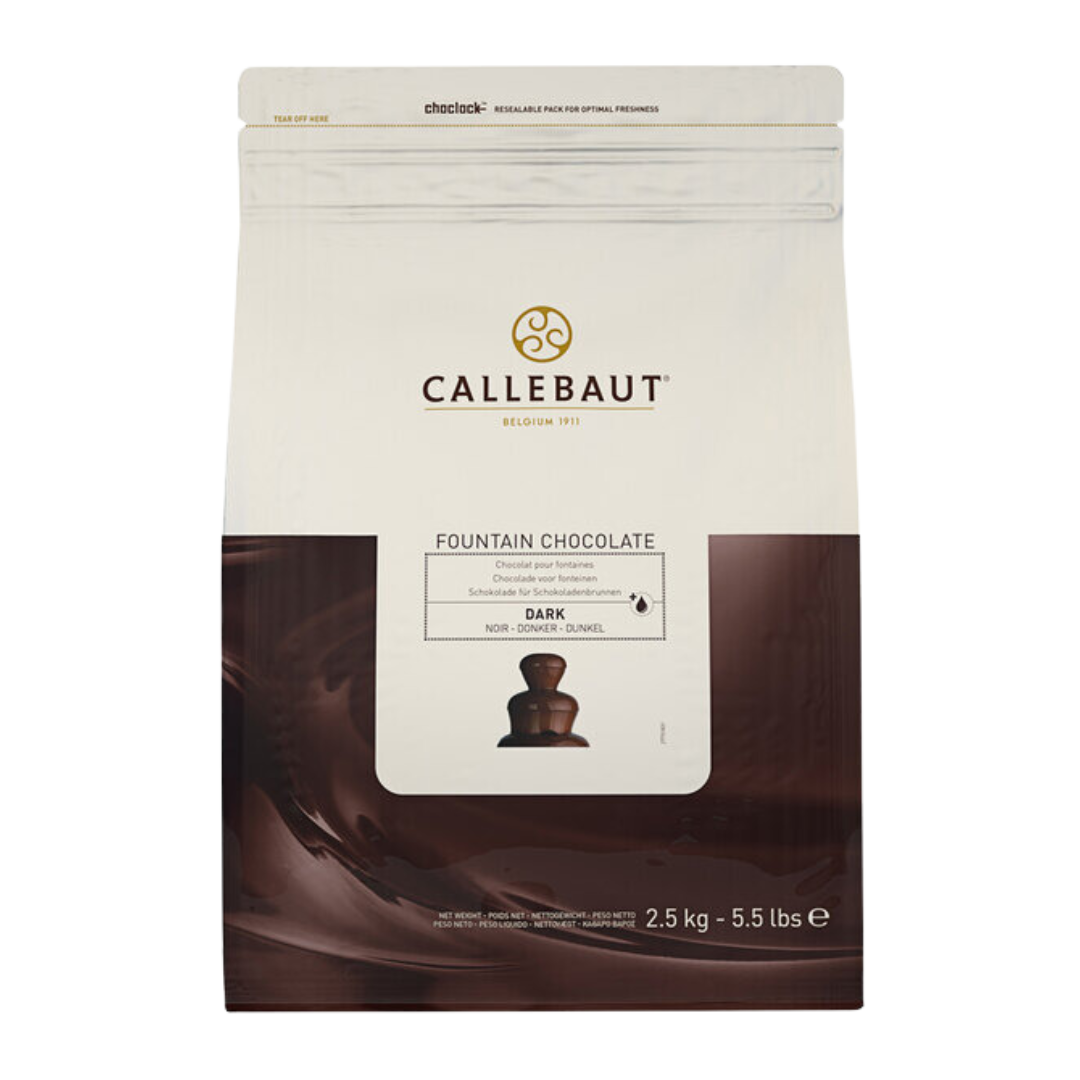 Callebaut N811 Dark Chocolate Callets for Fountains 5.5 lb.
