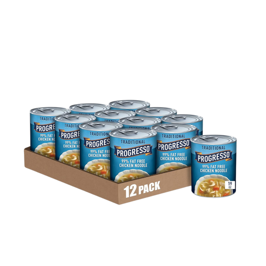 Progresso Traditional Soup, Chicken Noodle, (Pack of 12)