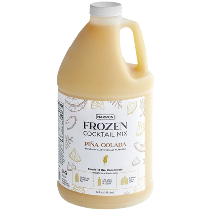 Narvon Pina Colada Frozen Cocktail Mix Concentrate 1/2 Gallon