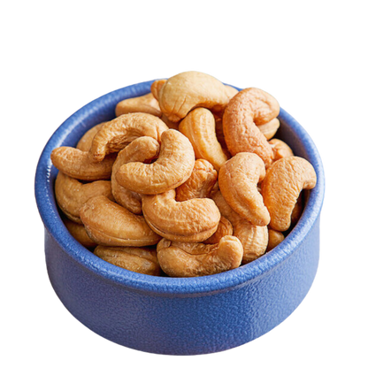 Large Roasted Unsalted Cashews 25 lb.