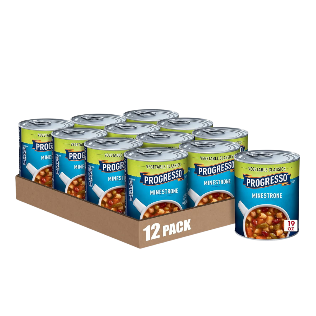 Progresso Vegetable Classics Soup, Minestrone, (Pack of 12)