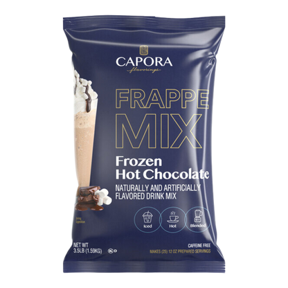 Capora Frozen Hot Chocolate Frappe Mix 3.5 lb.