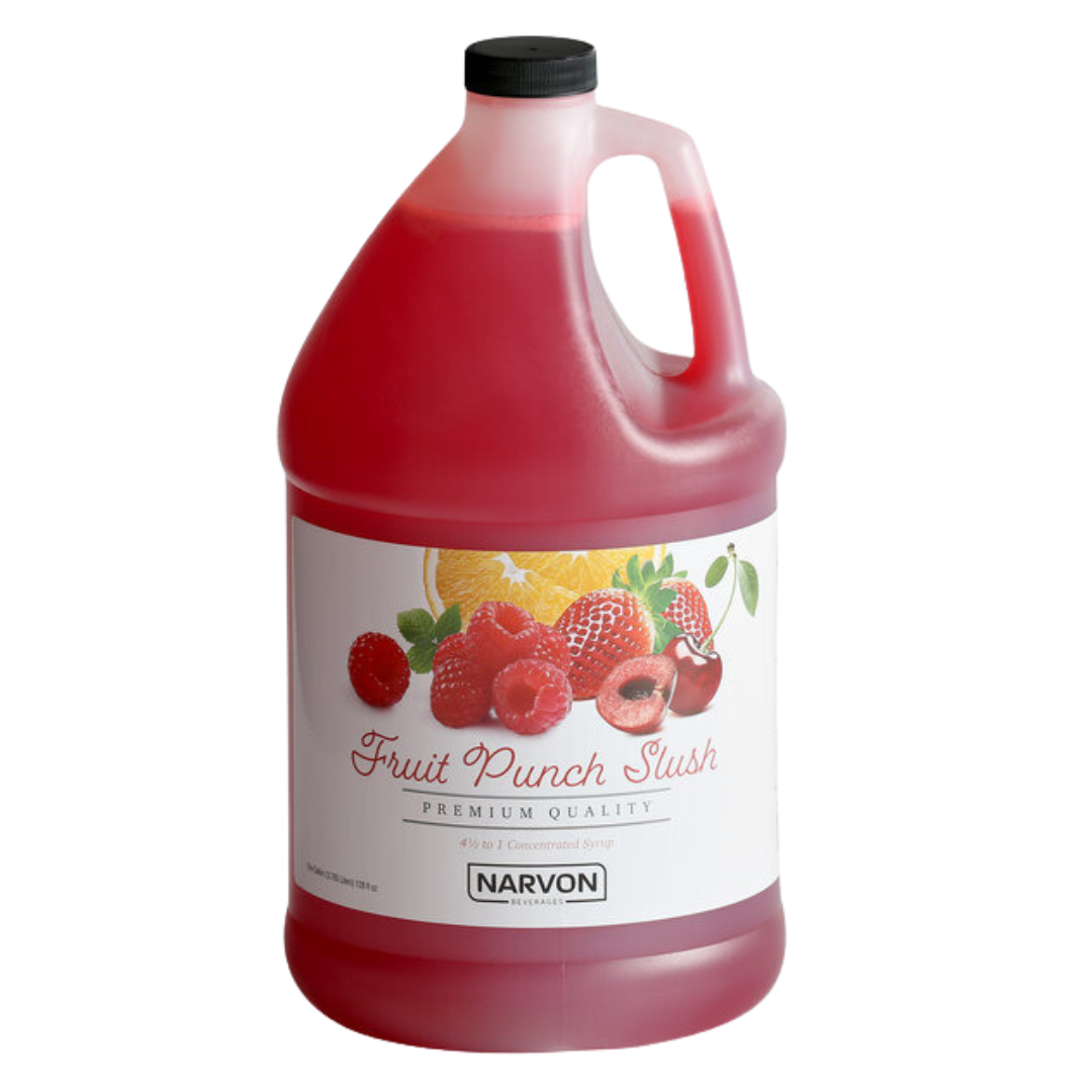 Narvon Fruit Punch Slushy 4.5:1 Concentrate 1 Gallon