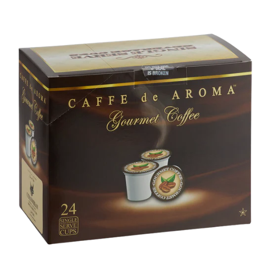 Caffe de Aroma Coffee Single Serve Cups - 24/Box