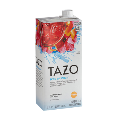 Tazo 32 fl. oz. Sweetened Passion Iced Herbal Tea 1:1 Concentrate