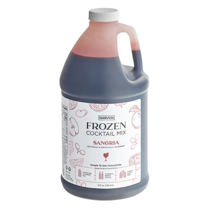 Narvon Sangria Frozen Cocktail Mix Concentrate 1/2 Gallon