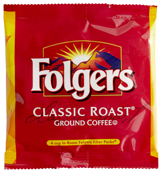 Folgers Classic Decaf Coffee Filter Pack - 40/Case