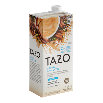 Tazo 32 fl. oz. Skinny Chai Tea Latte 1:1 Concentrate