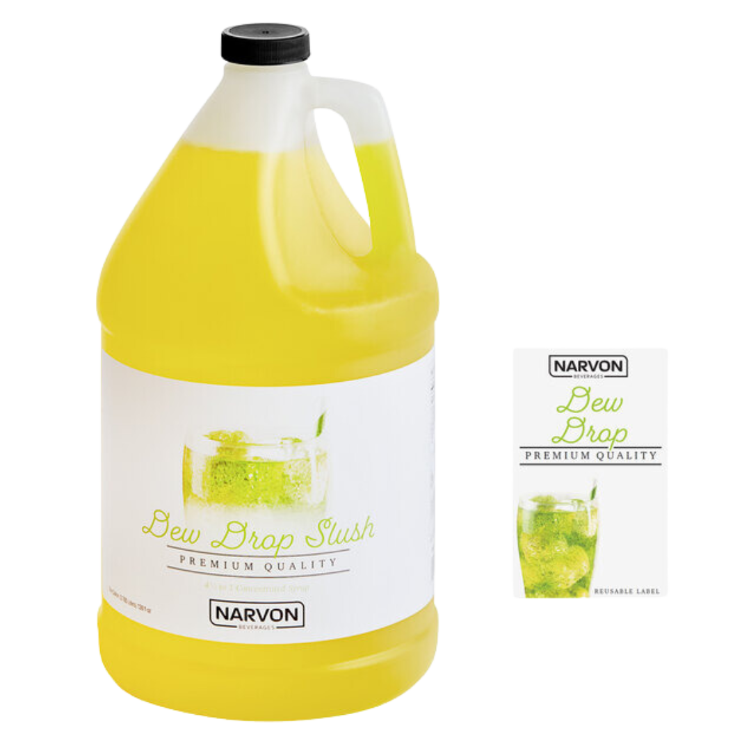 Narvon Dew Drop Slushy 4.5:1 Concentrate 1 Gallon - 4/Case