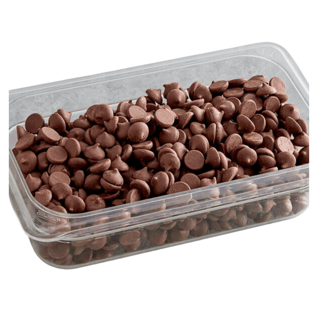 HERSHEY'S 25 lb. Milk Chocolate Mini Unwrapped Baking Kisses