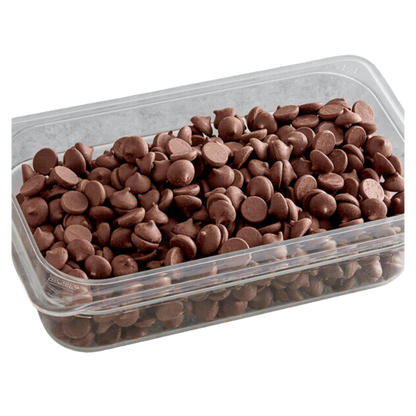 HERSHEY'S 25 lb. Milk Chocolate Mini Unwrapped Baking Kisses