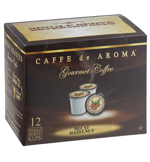 Caffe de Aroma Coffee Single Serve Cups - 12/Box