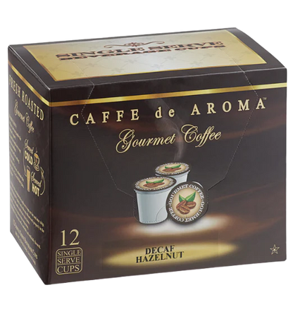 Caffe de Aroma Coffee Single Serve Cups - 12/Box