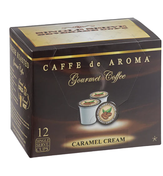 Caffe de Aroma Coffee Single Serve Cups - 12/Box