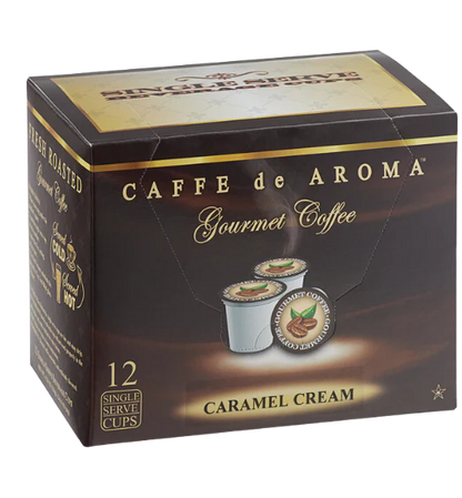 Caffe de Aroma Coffee Single Serve Cups - 12/Box