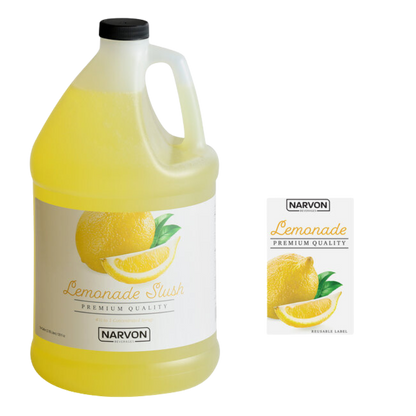 Narvon Lemonade Slushy 4.5:1 Concentrate 1 Gallon - 4/Case
