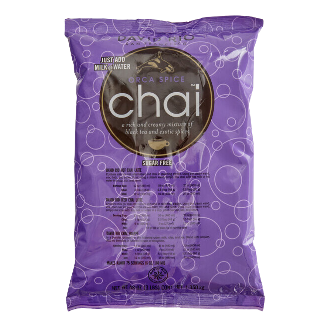 David Rio Orca Spice Sugar-Free Chai Tea Latte Mix 3 lb.