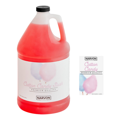 Narvon Cotton Candy Slushy 4.5:1 Concentrate 1 Gallon - 4/Case