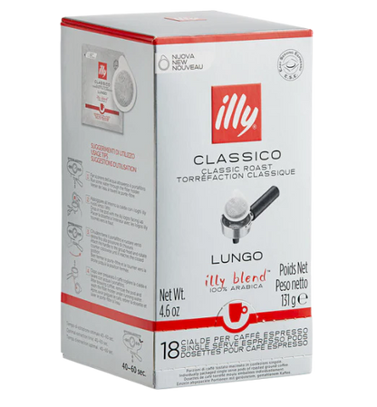 illy Classico  Espresso Pods - 18/Box