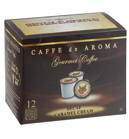 Caffe de Aroma Coffee Single Serve Cups - 12/Box