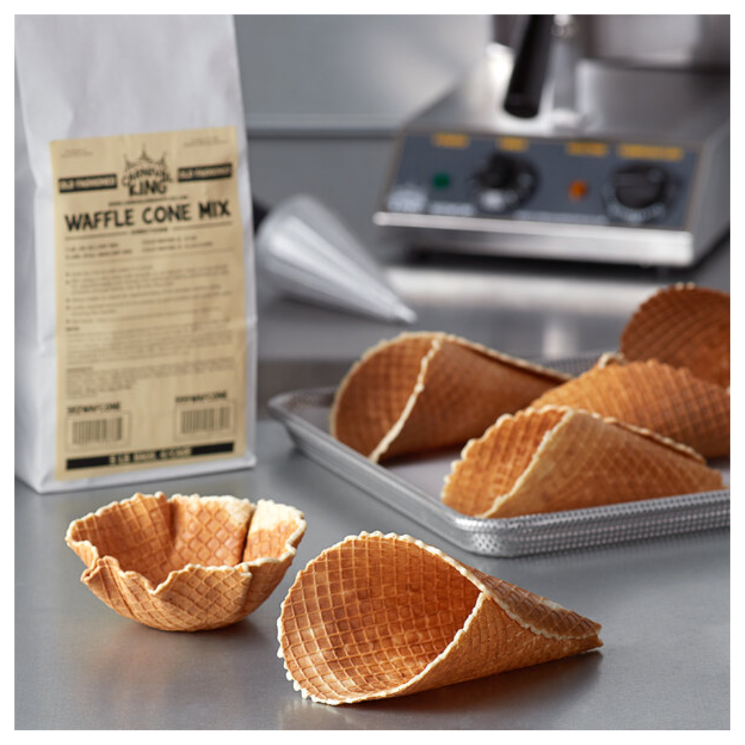 Carnival King Vanilla Waffle Cone Mix 5 lb. Bag