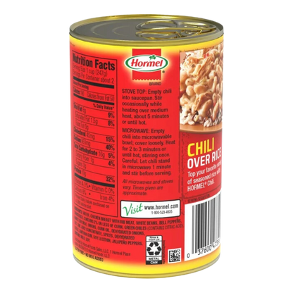 Hormel 100% Natural White Chicken Chili with Beans (Pack of 6)