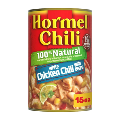 Hormel 100% Natural White Chicken Chili with Beans (Pack of 6)