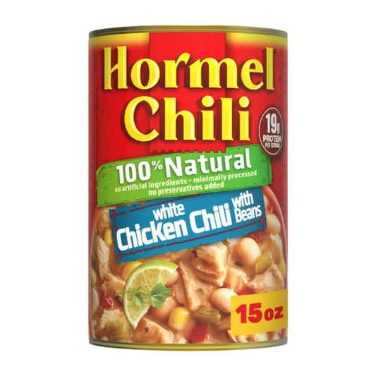 Hormel 100% Natural White Chicken Chili with Beans (Pack of 6)